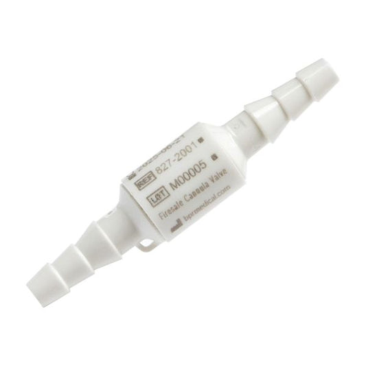 Firesafe Cannula Valve Oxygen Supply Tubing Connector (Male to Male)