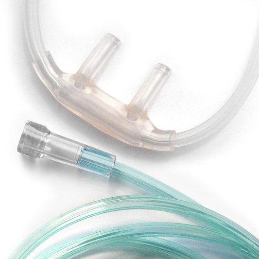 WestMed ComfortSoft Plus (Super Soft) Nasal Cannula with 25 Foot Green Oxygen Supply Tubing